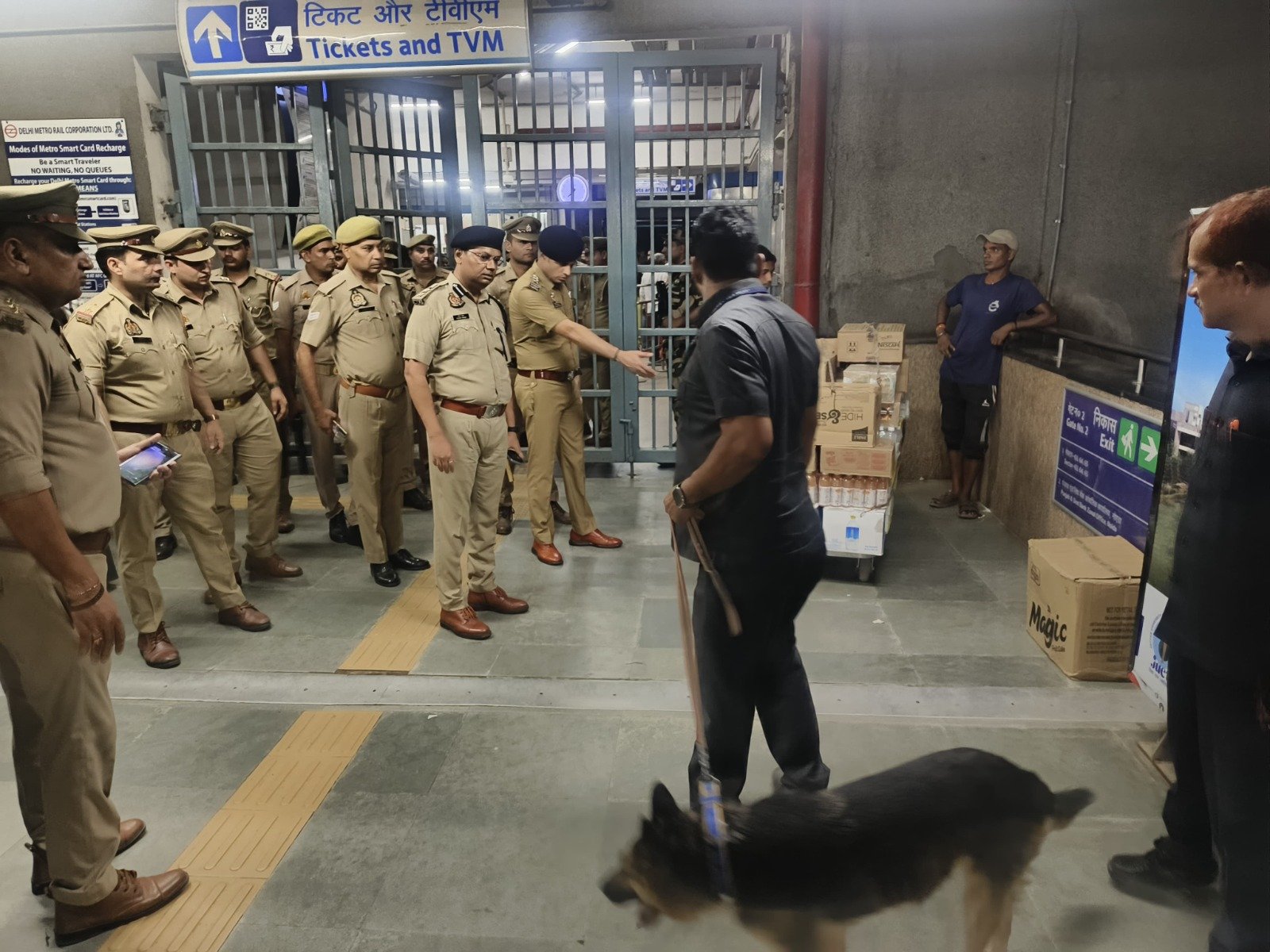 नोएडा पुलिस स्वतंत्रता दिवस को लेकर हाई अलर्ट