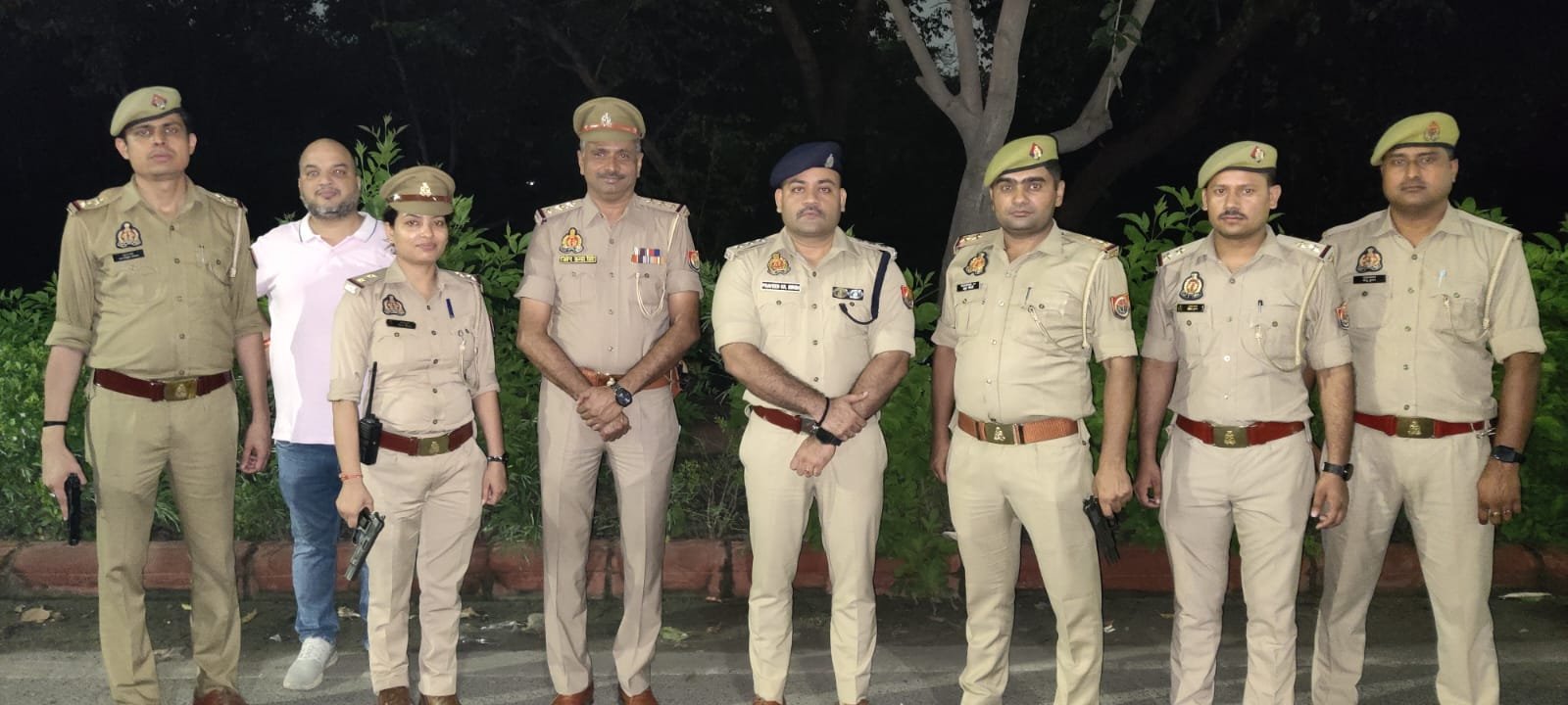 लूटरे और पुलिस के बीच हुई मुठभेड़