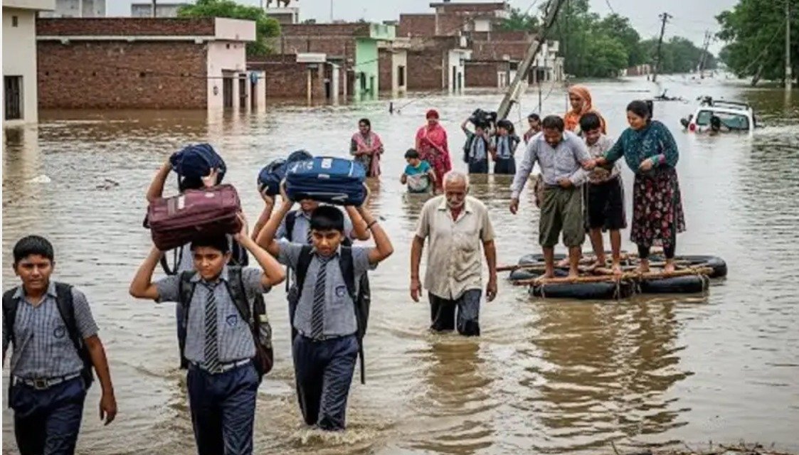 पंजाब में बाढ़ का कहर