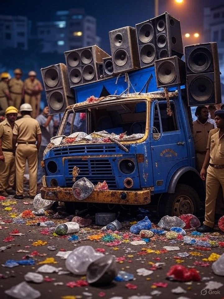 Pune DJ Truck Accident