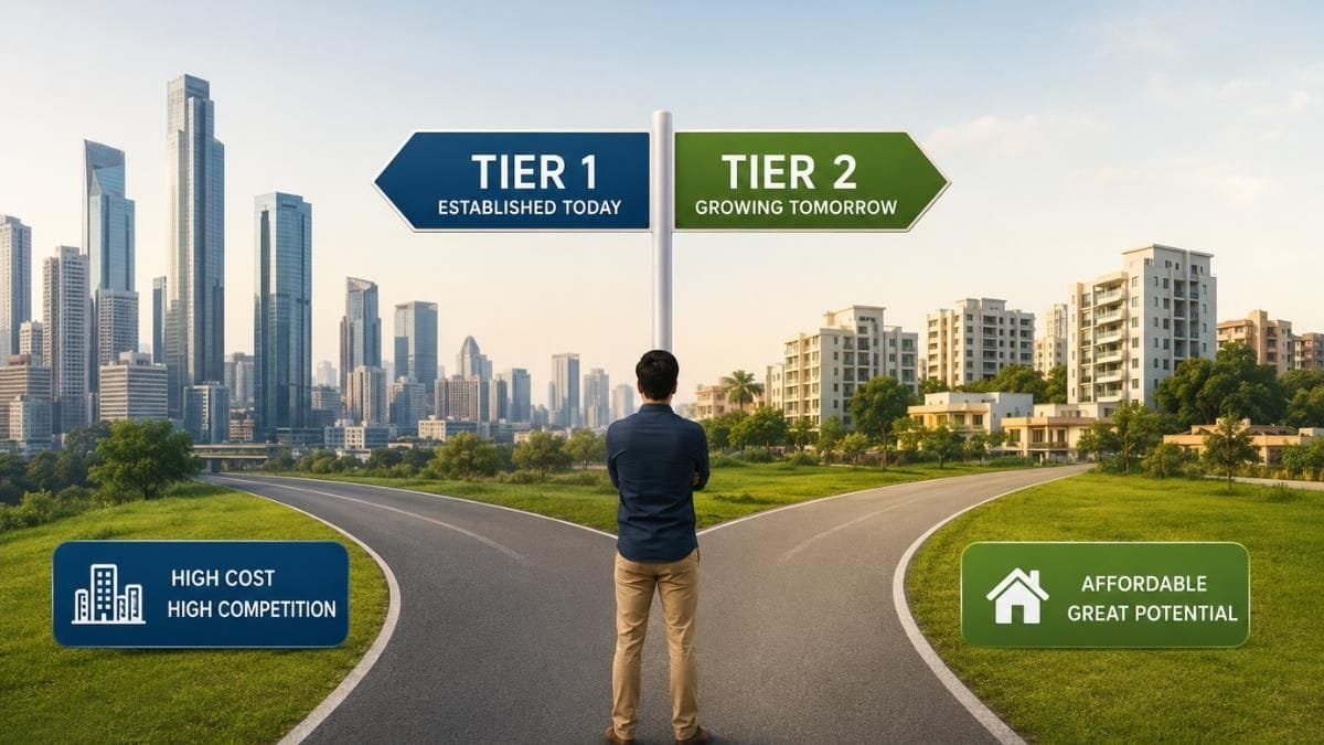 Navigating India's Property Landscape: Tier 1 Metros Versus Tier 2 Surprises