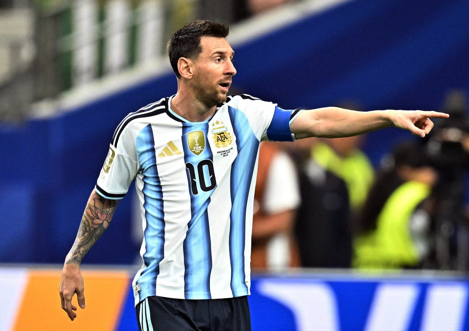 Lionel Messi breaks men's World Cup scoring record with 17th goal