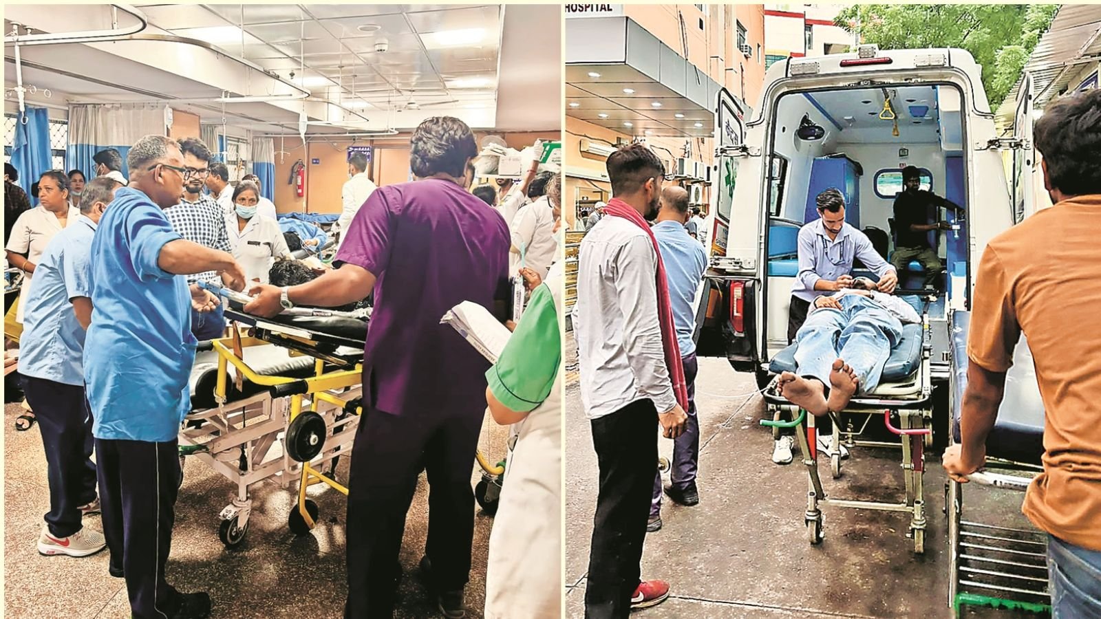 Student admitted in ICU after march — corridors in RML quieter, security tighter