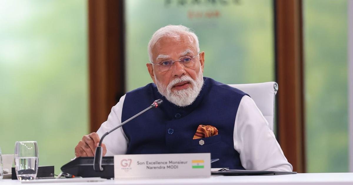 At G7 summit, Modi calls for safe maritime routes, protection for seafarers