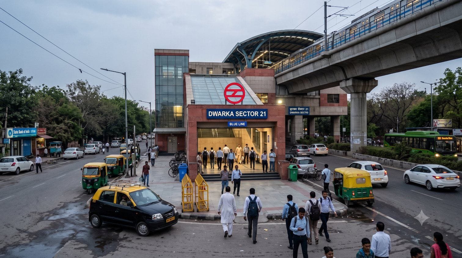 Dwarka Sector 21 Metro: The Station That Connects Delhi to the Airport