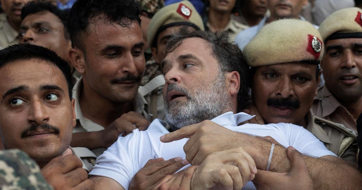 Updates: Dharmendra Pradhan accuses Rahul Gandhi of ‘exploiting students’, Opposition MPs released