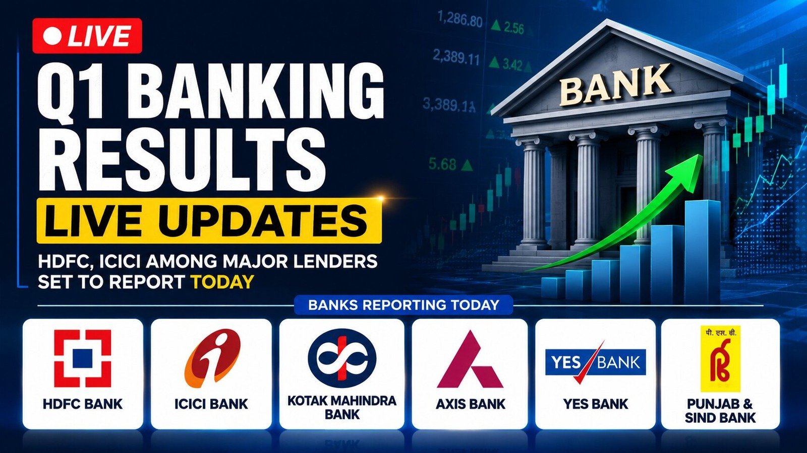 Q1 Banking Results LIVE Updates: Axis Bank's core income rises 8%, provisions fall