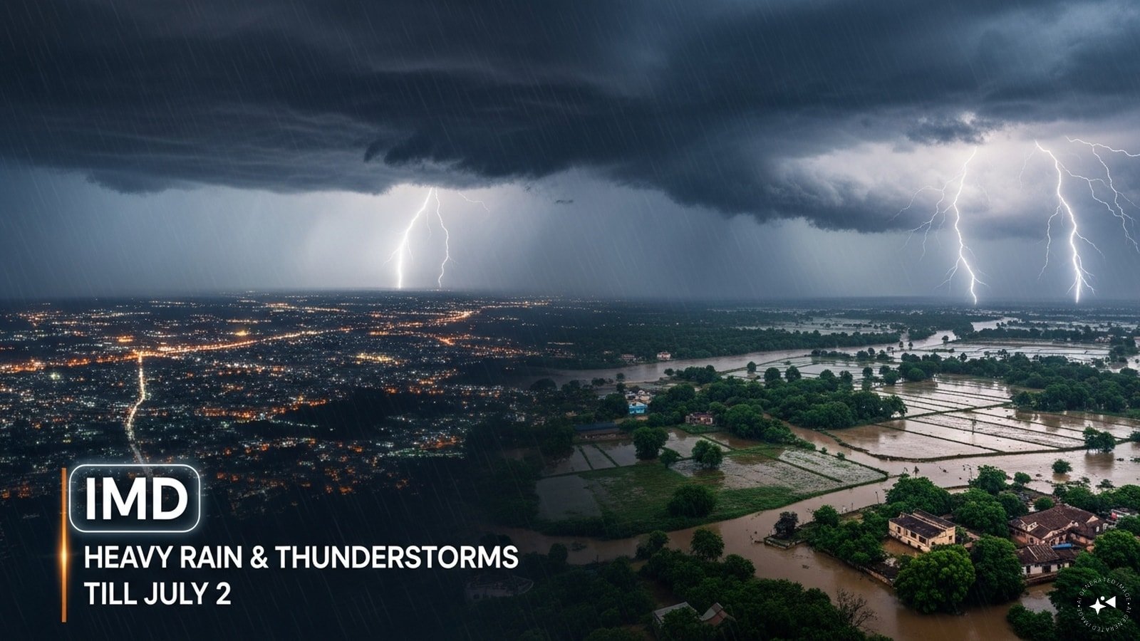 IMD warns of heavy rain, thunderstorms across multiple states till July 2
