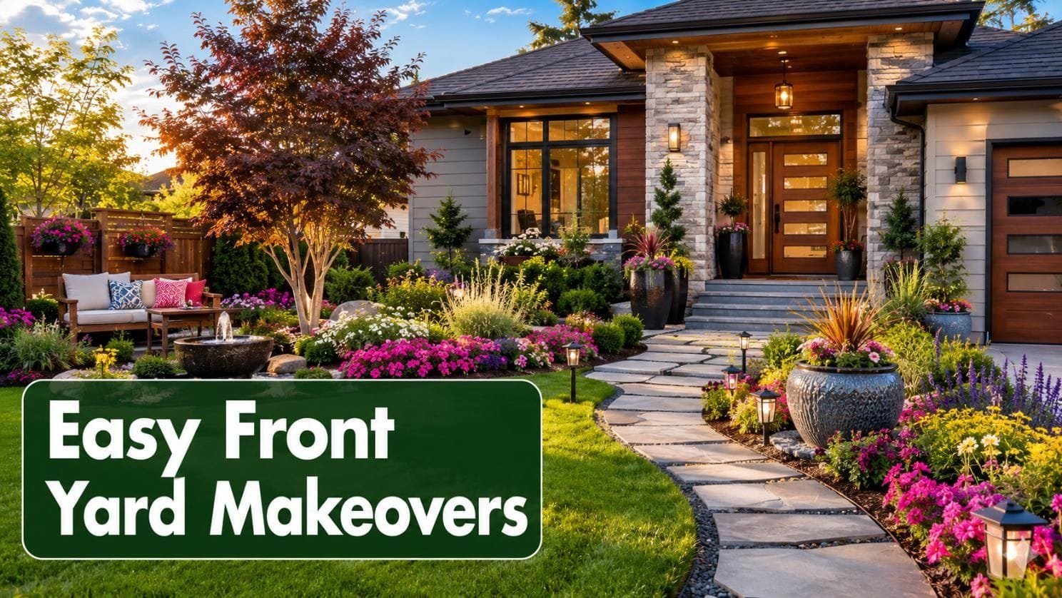 10 Front Yard Landscaping Ideas to Make Your Home Look More Attractive