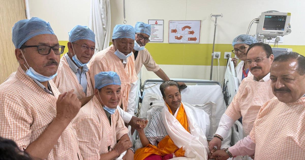 Activist Sonam Wangchuk breaks fast after 26 days in presence of Union ministers
