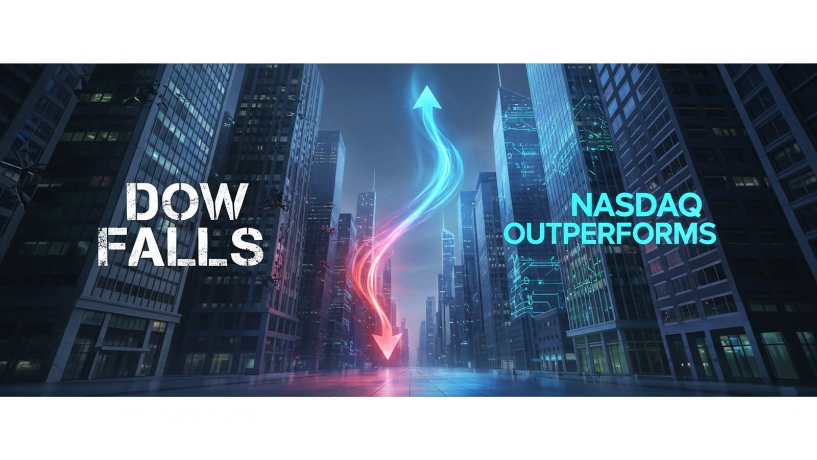 Explained - Why the Dow fell 600 points on Wednesday but Nasdaq ended with gains