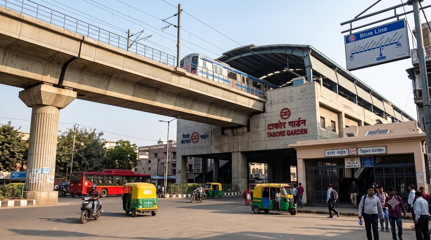 Tagore Garden Metro Station Delhi: Everything to Know About This Blue Line Station