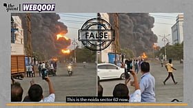 Old Clip of Major Fire Breaking Out Falsely Linked to Workers’ Protest in Noida