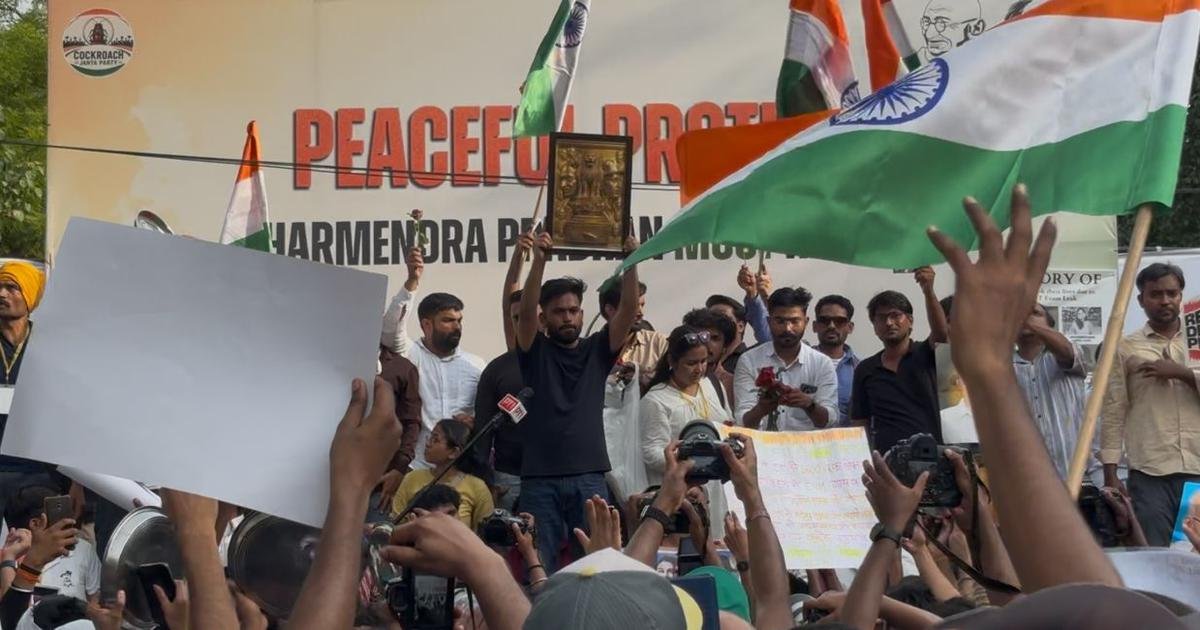 CJP protest updates: Police start clearing site, Abhijeet Dipke says won’t move