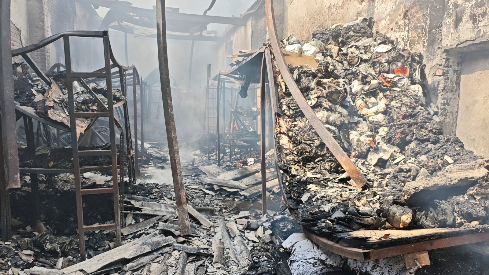 ‘Took 12 hours to douse the flame’: Massive fire at Faridabad shoe factory, 21 tenders deployed