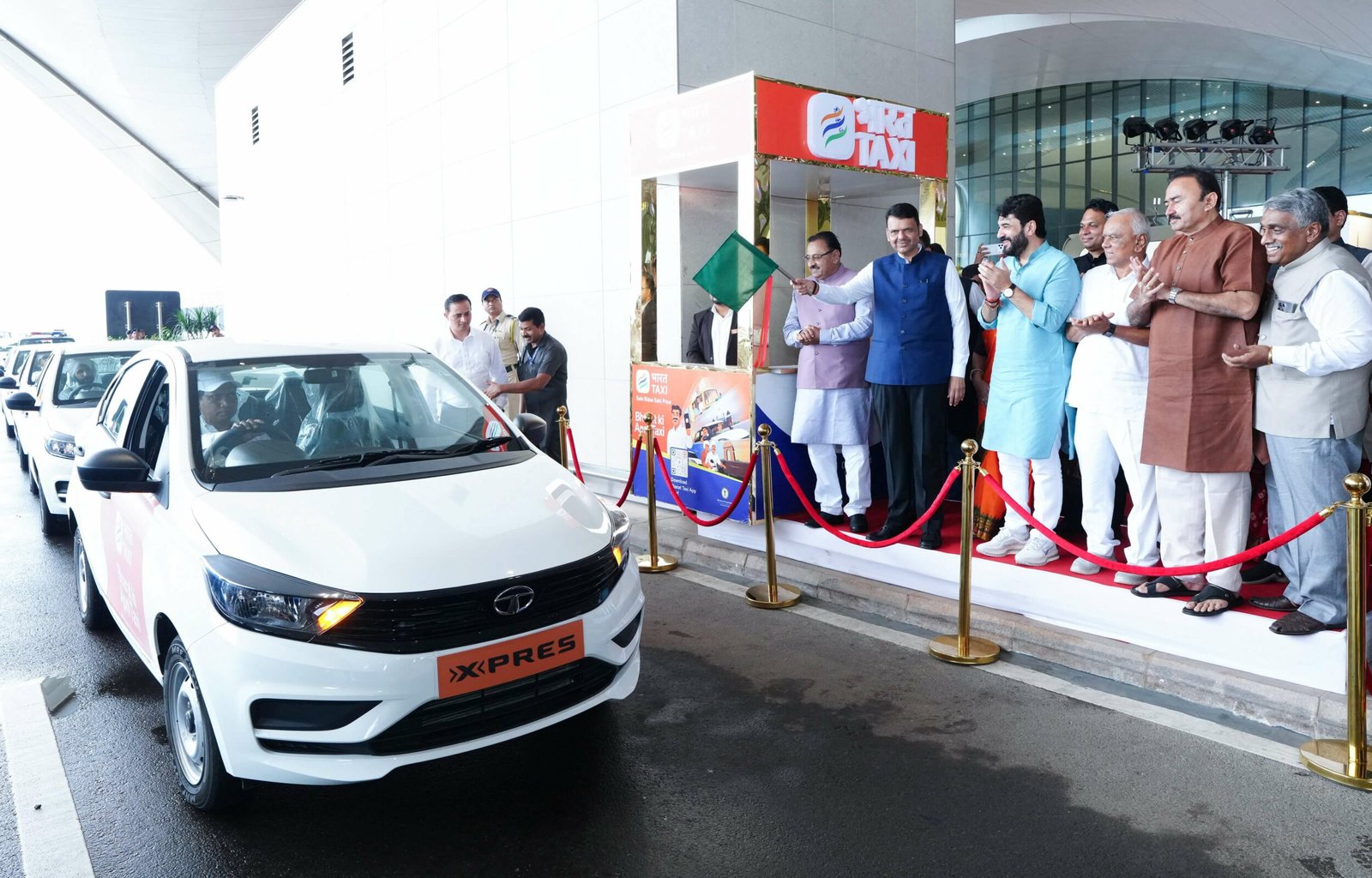 Bharat Taxi Launched at Navi Mumbai International Airport, Aims to Transform Urban Mobility