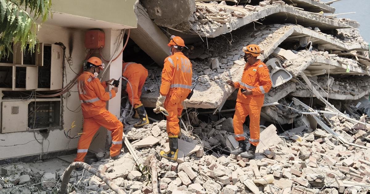 Delhi: Four killed, eight injured after building collapses near Saket metro station