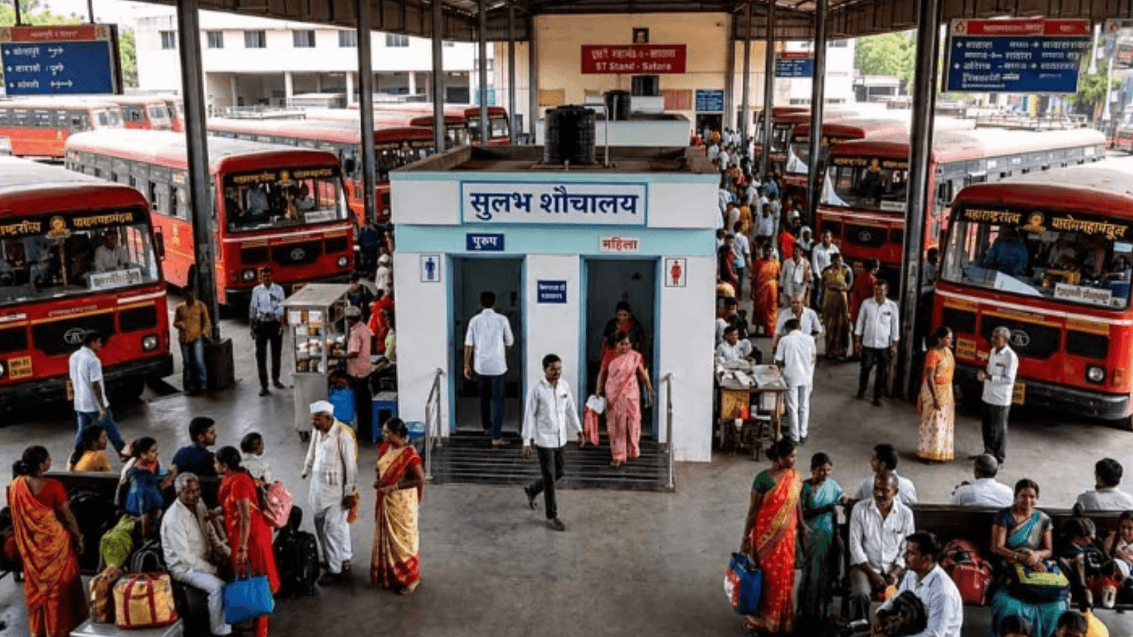 MSRTC to Offer Free Toilet Facilities at Bus Stations from June 1
