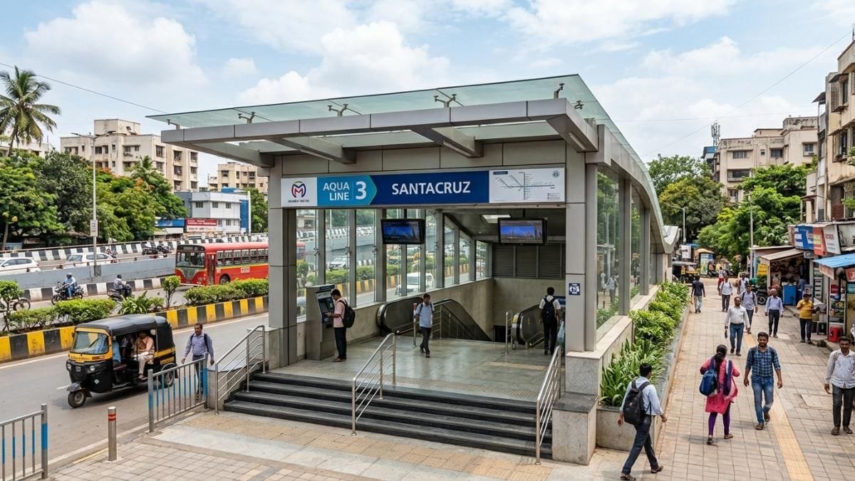 Santacruz Metro Station on Mumbai’s Aqua Line: Timing, Features, Entry/Exit and More