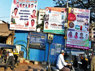 640 Illegal Banners and Posters Taken Down Across Mumbai; Political Hoardings Account for Highest Share